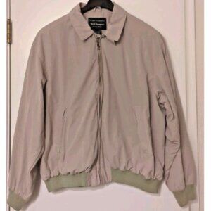 Vintage Norm Thompson Bomber Jacket Men’s Large Y2K Full Zip Lightweight